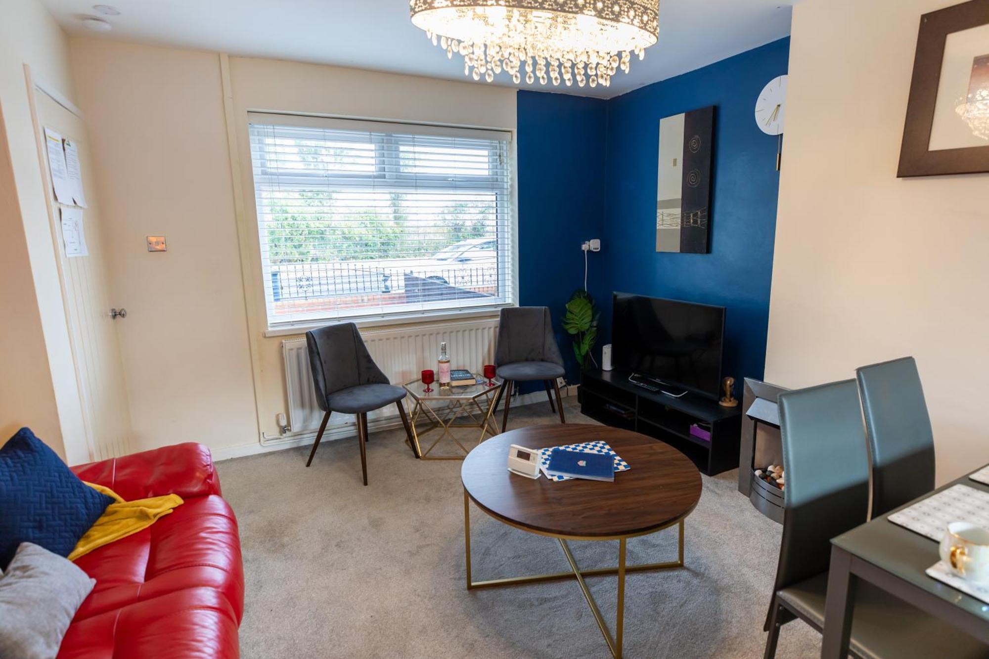 Og Stays Ii- 3Bedroom House Near Nissan & Stadium, Free Parking Sunderland  Eksteriør bilde